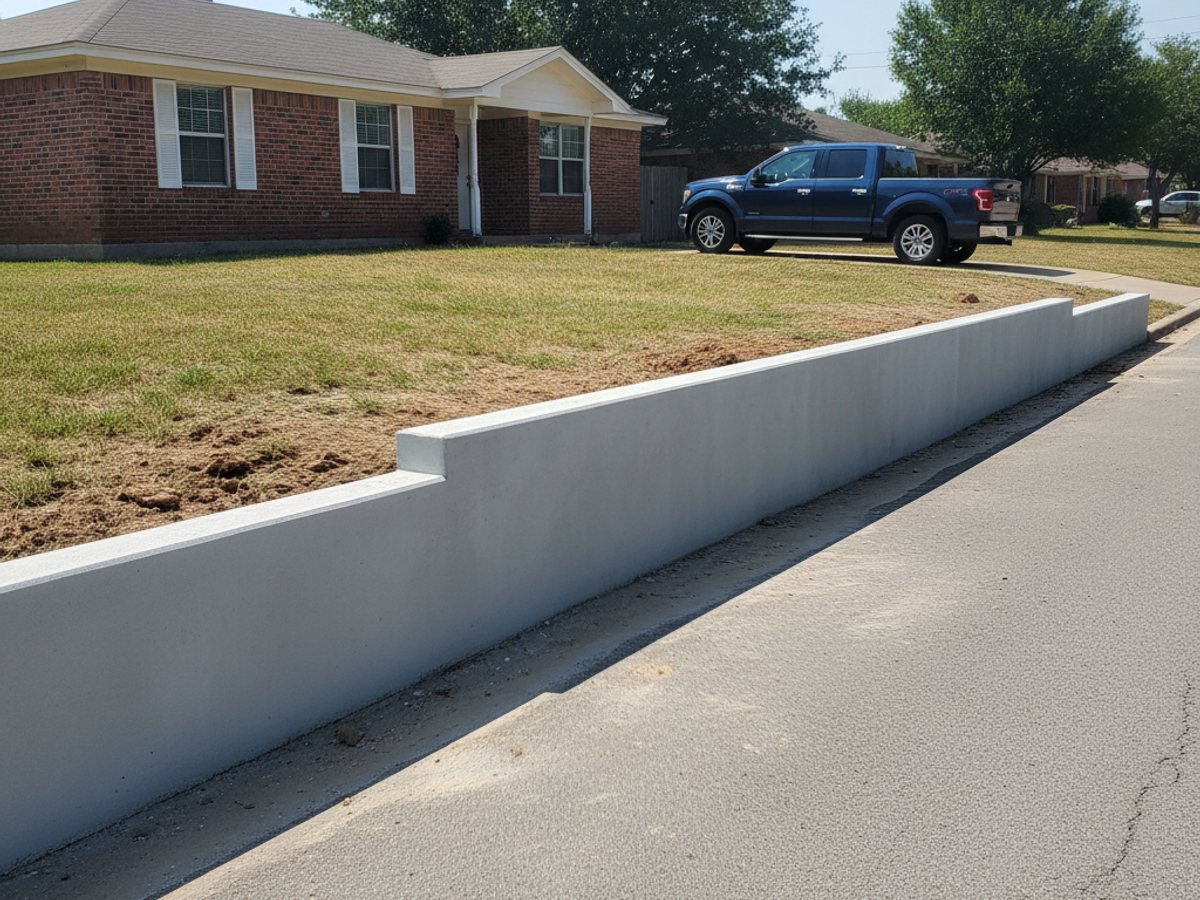 Concrete Repair completed by Majestic Concrete in Robert Lee, TX